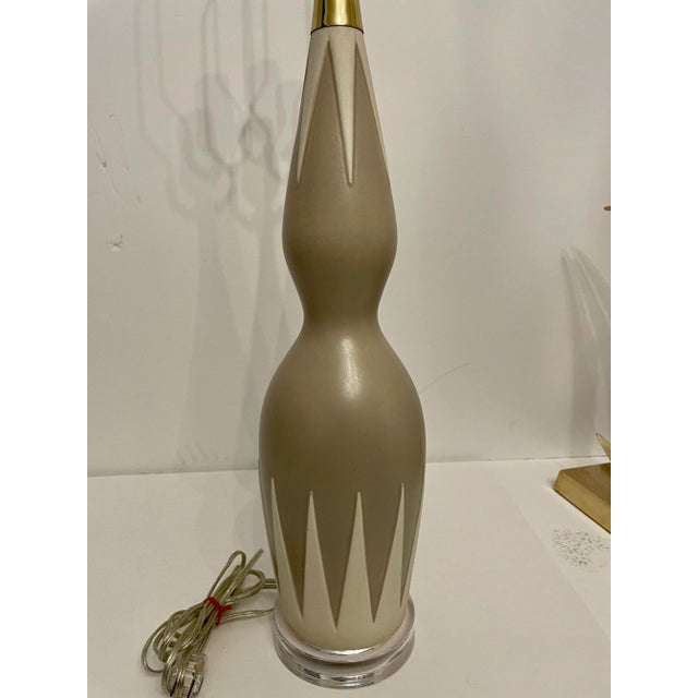 Mid Century Table Lamp by Gerald Thurston For Sale - Image 11 of 12