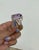 Art Deco VRJewels 13.33ct Amethyst Large Center Stone Ring Size 7 With 1.13ct Diamonds in 14k Gold For Sale - Image 3 of 16
