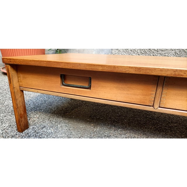1960s Light Wood Coffee Table by Ico Parisi for Cantieri Carugati For Sale - Image 5 of 10