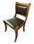 Vintage English Green Library Chair For Sale - Image 5 of 5