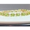15 Carat Genuine Natural Pear Shape Peridot Tennis Bracelet 14 Karat yellow gold For Sale - Image 16 of 18