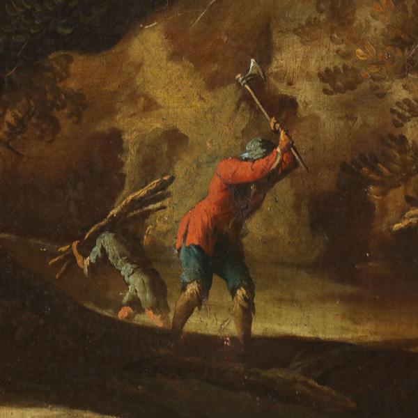 Marco Ricci, Winter Landscape, Oil on Canvas, Framed For Sale - Image 5 of 13