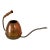 Mid Century Copper and Brass Watering Can With Bamboo Handle For Sale