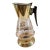 Vintage Mid Century Coffee Colony Carafe With Warmer Fleur De Lis Design For Sale