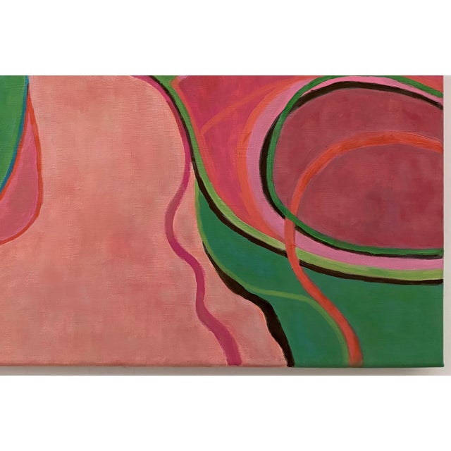 “Garden Meander” Oil on Linen by Nancy M. Vignola - For Sale - Image 4 of 7