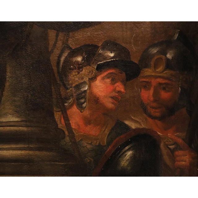 After Antonio Molinari, Samson and Delilah, 1700, Oil on Canvas For Sale - Image 8 of 14