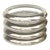 Leonard Italian Silverplate / Glass Coasters, S/4 For Sale