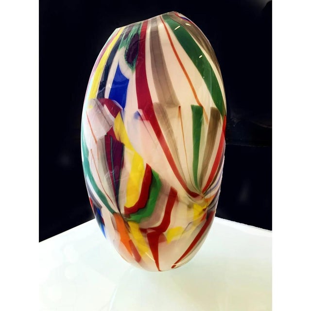 Early 21st Century Abstract Vase with Multicolored Reeds by Simoeng For Sale - Image 5 of 9