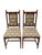 Arts and Crafts Side Chairs by Onder Den Sint Maarten, Walnut, 1900s, Set of 2 For Sale - Image 6 of 6