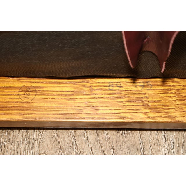 Stickley Mission Collection Oak Spindle Footstool For Sale - Image 18 of 18