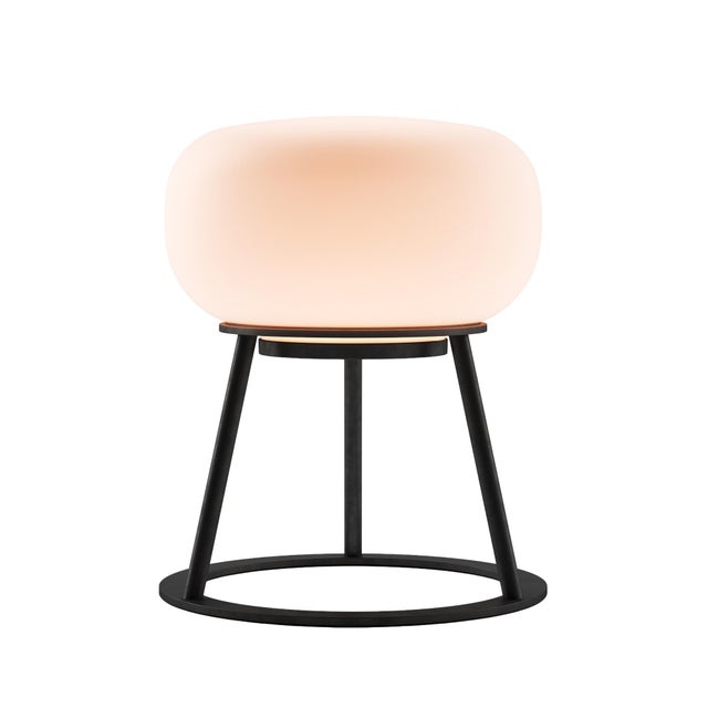 TRIPOD Rechargeable Cordless LED Table Lamp, 3-Levels Brightness Touch Sensor Control, Black For Sale - Image 11 of 14