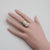 Metal Late 20th Century Victorian High Relief Cameo of Young Maiden in 14k Gold Ring, Size 9.5 For Sale - Image 7 of 10