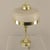 Ladys Desk Lamp in Brass and Glass, France, 1910s For Sale - Image 4 of 18