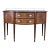 Late 20th Century Henkel Harris Hepplewhite Style Mahogany Sideboard Console Cabinet For Sale