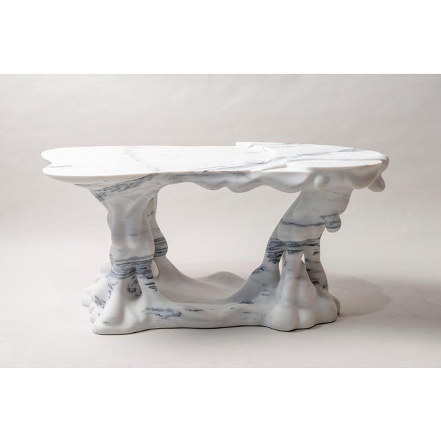 Marsili Handmade Coffee Table in White Marble by Manta For Sale - Image 18 of 18