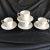 Wedgwood Vintage Royal Tuscan by Wedgwood Cocoa /Teacups & Saucers - Service for 4 For Sale - Image 4 of 7