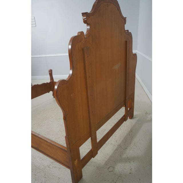 Century Country French Queen Size Cherry Bed For Sale - Image 15 of 18