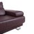 Leather Chrome Harry Corner Sofa in Bordeaux Aubergine with Manual Function from Ewald Schillig For Sale - Image 6 of 18