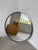 Vintage Round Metal Mirror, 1970s For Sale - Image 11 of 18
