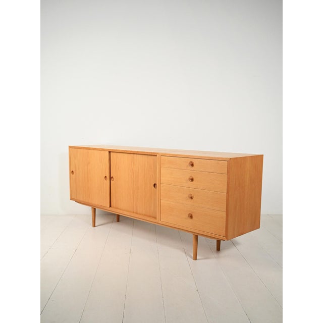 Scandinavian Oak Sideboard by Børge Mogensen for Karl Andersson & Söner, 1960s For Sale - Image 6 of 12