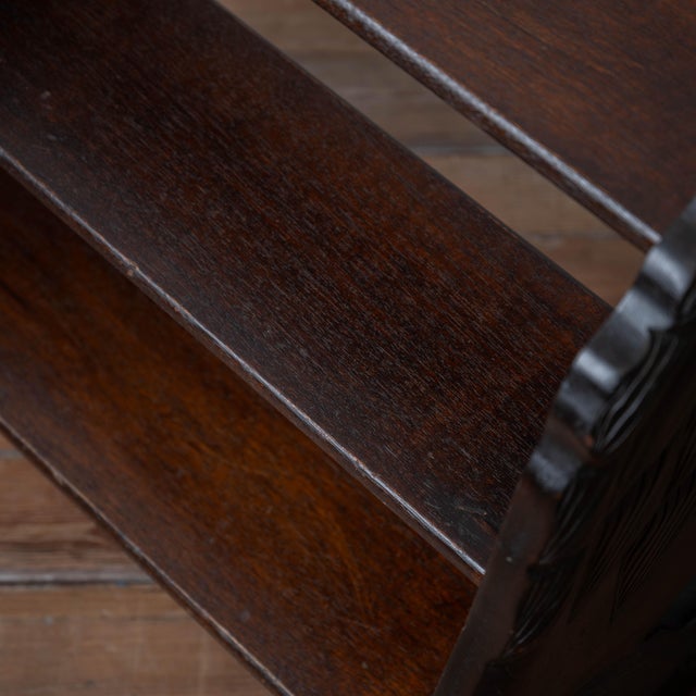 Victorian Carved Lion Library Steps, 19th Century For Sale - Image 13 of 13