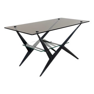 Vintage Table in Metal by Angelo Ostuni, 1950s For Sale