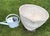 These planters are about ten years old and have no structural defects. The discolorations can be scrubbed off with a stiff...
