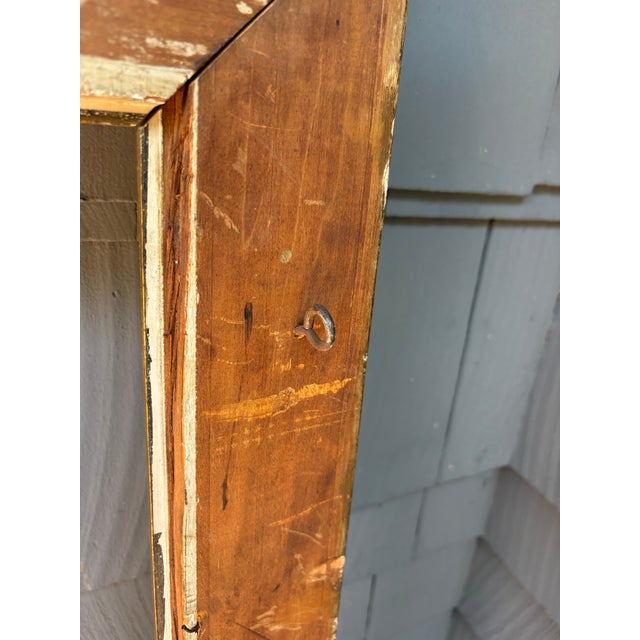 Antique French Rococo Revival Giltwood Frame – 35” X 50” For Sale - Image 10 of 11