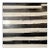Lynn Basa Encaustic Black and White Stripe Panel "Not So " 2012 For Sale