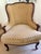 Pair of vintage matcing French Provincial wingback lounge chair from Ethan Allen. It features classic French Provincial...