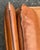 Pair Large-Scale French 1970s Cognac Saddle Leather Armchairs For Sale - Image 12 of 18