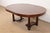 Brown Henkel Harris Empire Banded Flame Mahogany Pedestal Extension Dining Table, Newly Refinished For Sale - Image 8 of 14