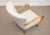 Swedish Lounge Chair in Elm Wood with Teddy Fur Upholstery, 1950s For Sale - Image 4 of 11