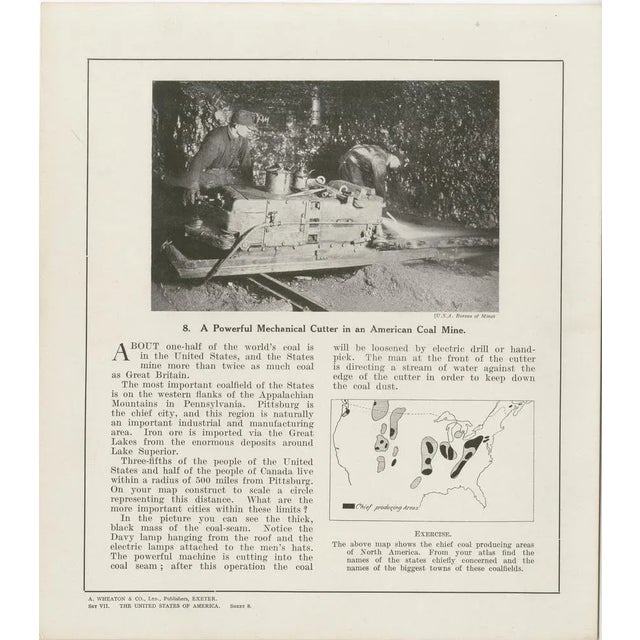 Geographical Pictures of the Usa Set VII by A. Wheaton & Co., 1920s, Set of 13 For Sale - Image 10 of 15