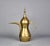 Large Antique Brass Arabic Dallah Coffee Pot For Sale - Image 4 of 9