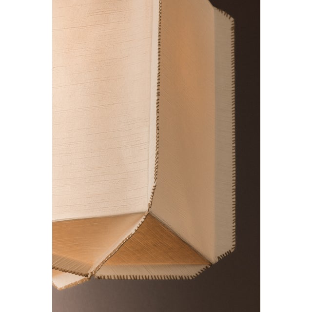 Metal Hudson Valley Lighting Louise 13 in. 1 Light Pendant in Patina Gold Leaf Finish For Sale - Image 7 of 8