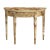 Wood Hampton Demilune Light Burl 36" Console Table, Light Brown For Sale - Image 7 of 7
