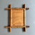 Brown Faux-Bamboo Wall Mirror, France, 1940s For Sale - Image 8 of 9