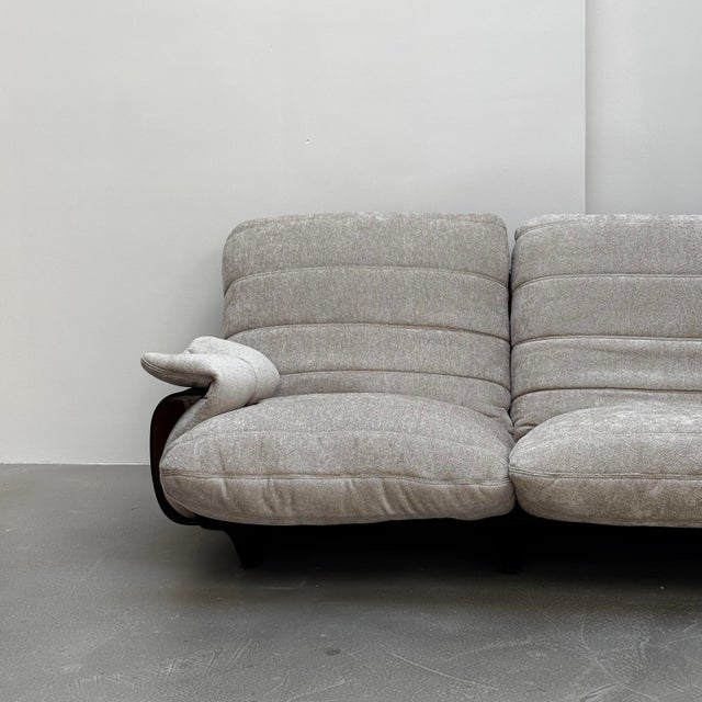 Mid-Century Modern Maralunga 3-Seater Sofa by Michel Ducaroy for Ligne Roset, 1970 For Sale - Image 3 of 11