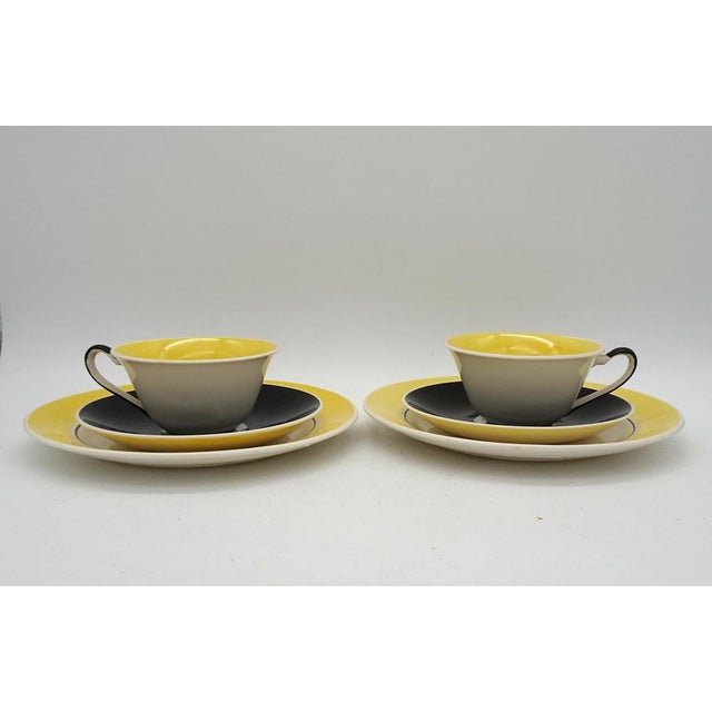 Art Deco Dutch Ineke Service Set by Edmond Bellefroid for Petrus Regout Maastricht Koninklijke Sphinx, 1933, Set of 39 For Sale - Image 4 of 18