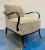 Metal Caracole Modern Beige Velvet Mixed Message Lounge Chair For Sale - Image 7 of 7