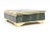 Light Green Vintage Sigi Pieneda Hinged Box With Brass, Rosewood, Silver, Sodalite, Turquoise Crushed Stone 1950's For Sale - Image 8 of 11