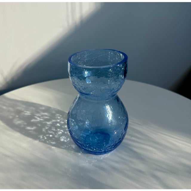 Mid-Century Modern Murano Barbini Glass Vase Hand Blown Italy 1960s For Sale - Image 3 of 7