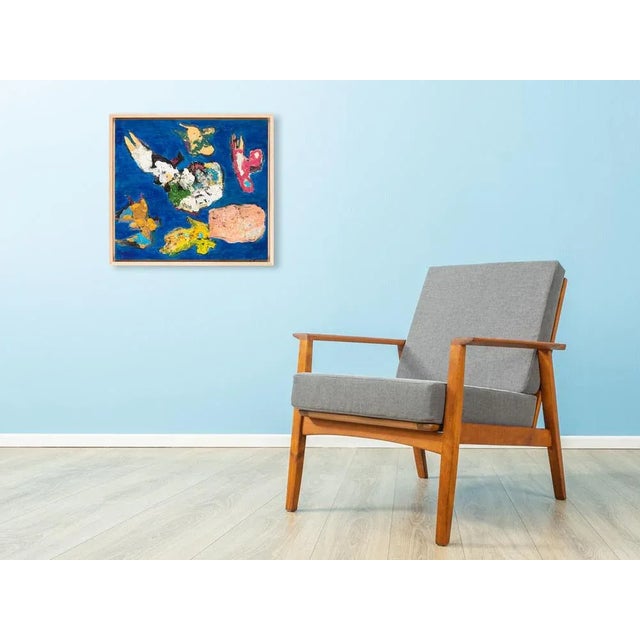 Contemporary Flying Objects, Oil on Panel, Framed For Sale - Image 3 of 10