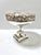Vintage Silverplate Swan Pedestal Compote Bowl With Pierced Gallery Centerpiece For Sale - Image 4 of 10