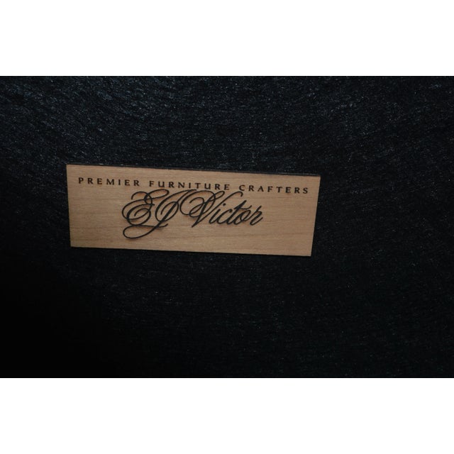 E J Victor Set of 4 Dining Chairs For Sale - Image 12 of 13