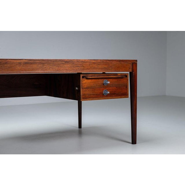 FD-951 Diplomat Desk in Rosewood by Finn Juhl for France & Son, Denmark, 1960 For Sale - Image 13 of 18