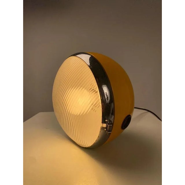 Metal Bowling Table Lamp by Leonardi & Stagi for Lumeform, Italy, 1960s For Sale - Image 7 of 9