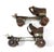 A pair of Antique Wooden Wheel Roller Skates. Embossed with Maker Name Samuel Winslow as well as a 1881 Patent Date. They...