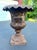 Huge Antique Late Victorian French Heavy Cast Iron Outdoor Planter Urn W/ Handle For Sale - Image 12 of 17